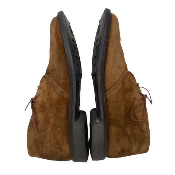 Grenson brown suede lace up booties size 9.5 - Picture 7 of 11